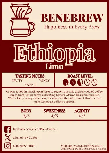 Ethiopia Limu Label